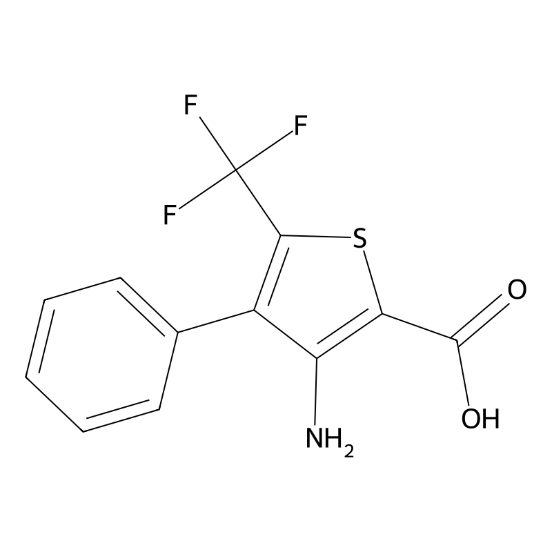 3-amino-4-phenyl-5-(trifluoromethyl)thiophene-2-ca...