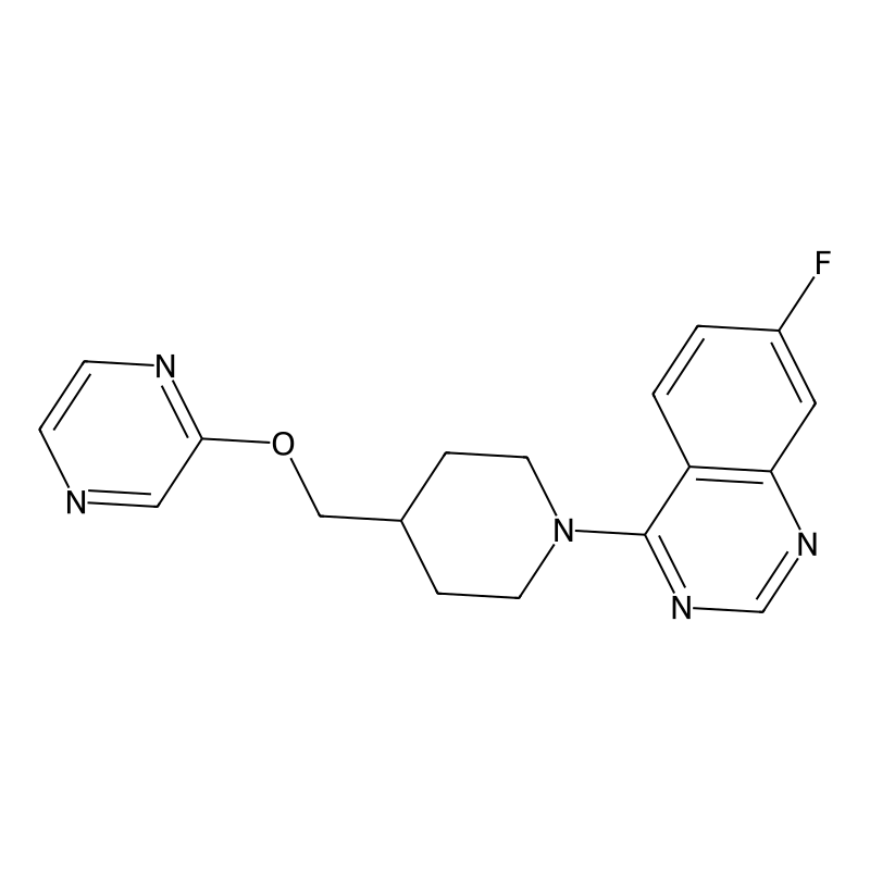 7-fluoro-4-{4-[(pyrazin-2-yloxy)methyl]piperidin-1...