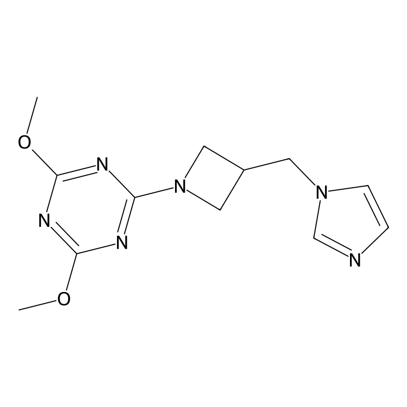 2-{3-[(1H-imidazol-1-yl)methyl]azetidin-1-yl}-4,6-...
