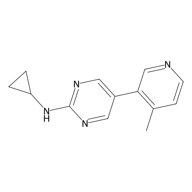N-cyclopropyl-5-(4-methylpyridin-3-yl)pyrimidin-2-...
