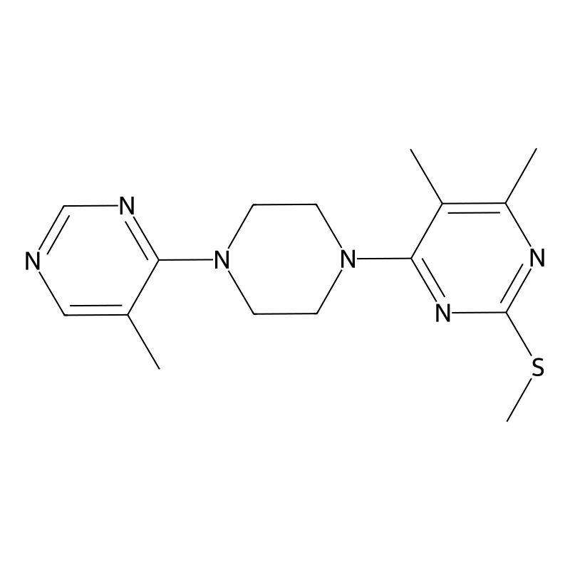 4,5-dimethyl-6-[4-(5-methylpyrimidin-4-yl)piperazi...