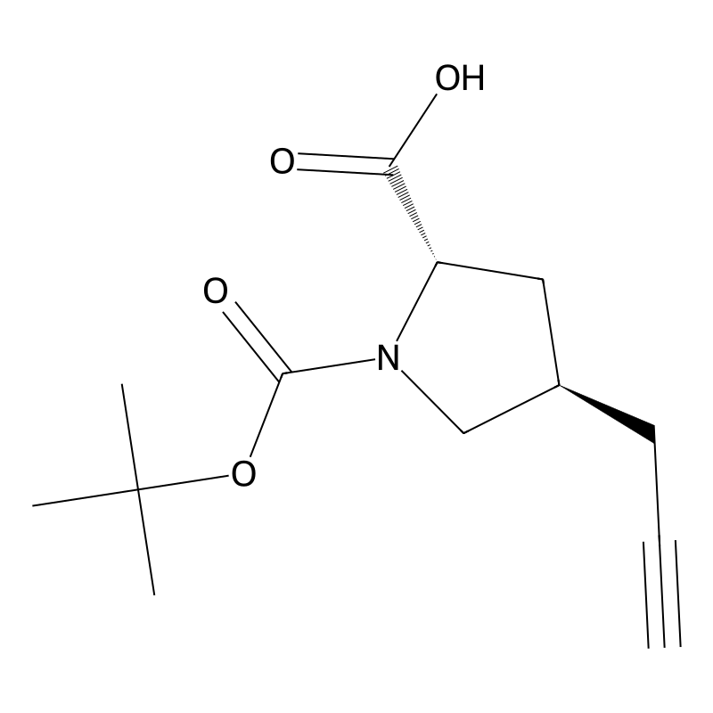 (2S,4R)-1-(tert-Butoxycarbonyl)-4-(prop-2-yn-1-yl)...