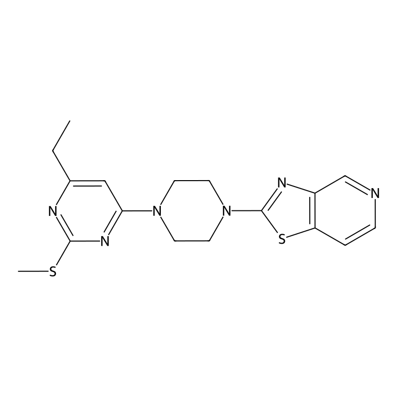 4-ethyl-2-(methylsulfanyl)-6-(4-{[1,3]thiazolo[4,5...