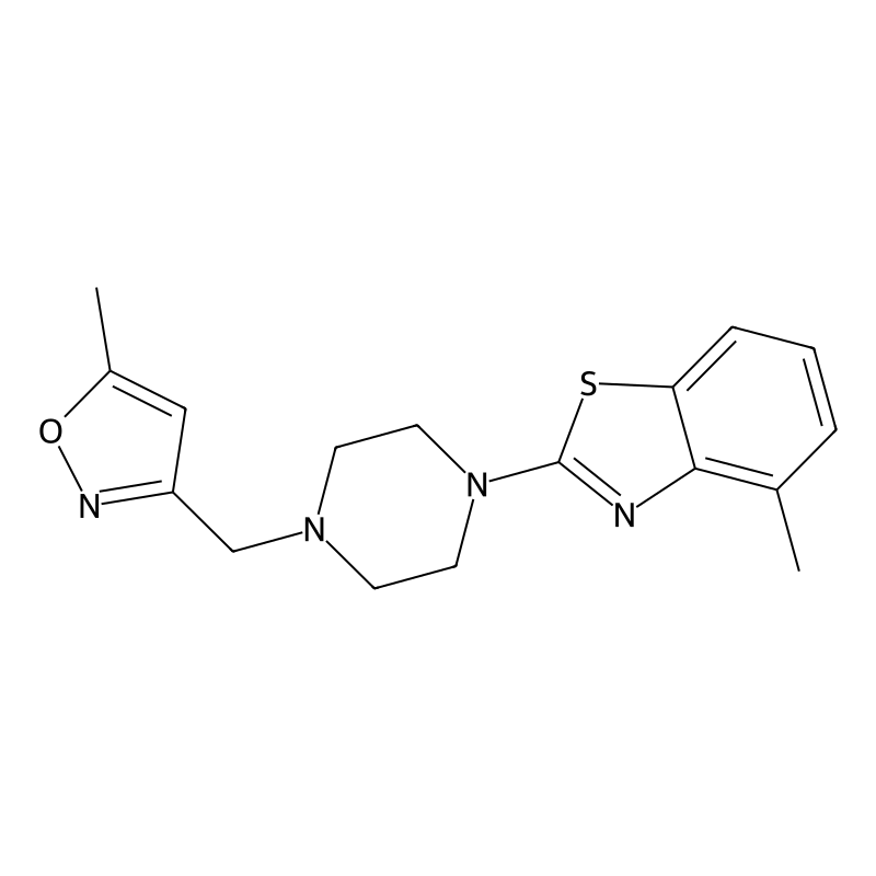 4-methyl-2-{4-[(5-methyl-1,2-oxazol-3-yl)methyl]pi...