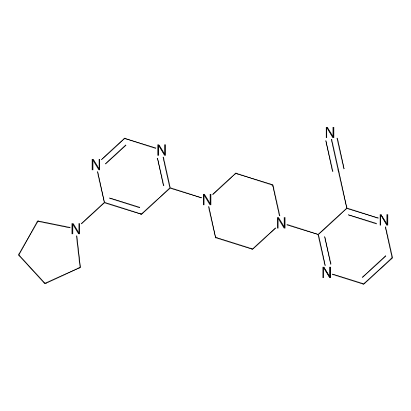 3-{4-[6-(pyrrolidin-1-yl)pyrimidin-4-yl]piperazin-...