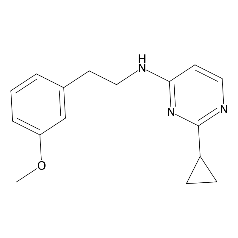2-cyclopropyl-N-[2-(3-methoxyphenyl)ethyl]pyrimidi...