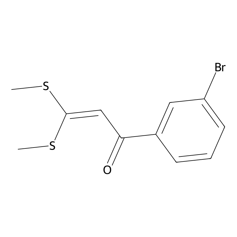 1-(3-Bromophenyl)-3,3-bis(methylsulfanyl)prop-2-en...
