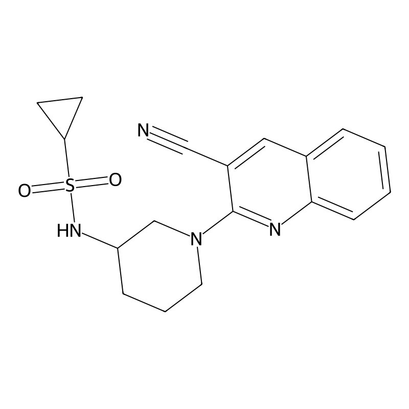 N-[1-(3-cyanoquinolin-2-yl)piperidin-3-yl]cyclopro...