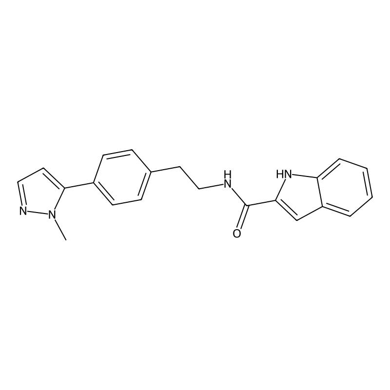 N-{2-[4-(1-methyl-1H-pyrazol-5-yl)phenyl]ethyl}-1H...