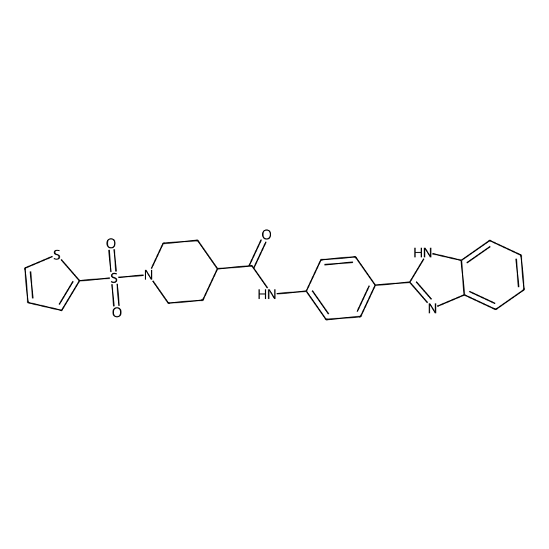 N-[4-(1H-1,3-benzodiazol-2-yl)phenyl]-1-(thiophene...