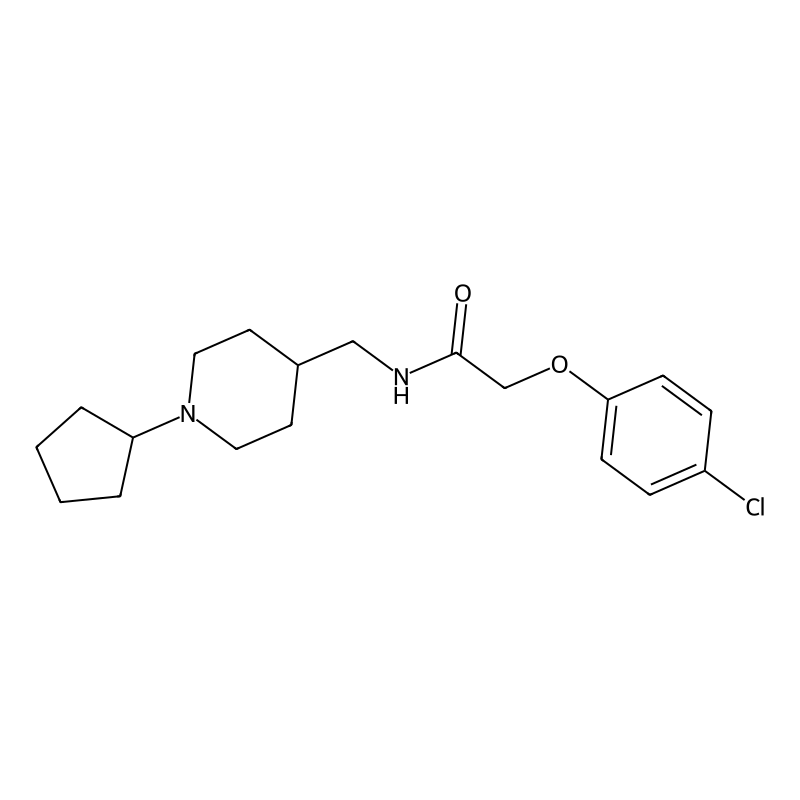 2-(4-chlorophenoxy)-N-[(1-cyclopentylpiperidin-4-y...