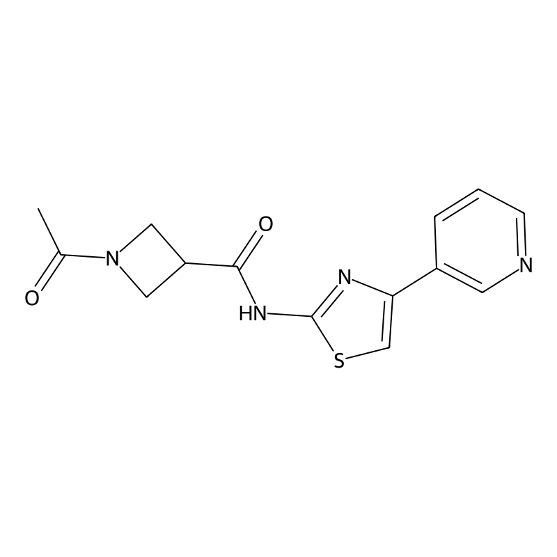 1-acetyl-N-[4-(pyridin-3-yl)-1,3-thiazol-2-yl]azet...