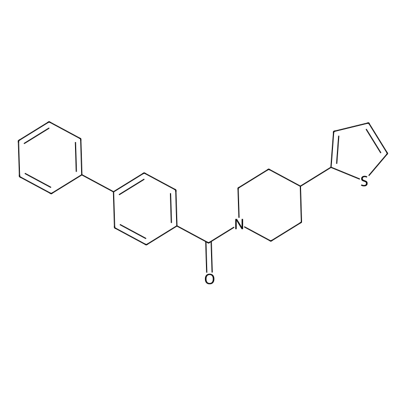 1-{[1,1'-biphenyl]-4-carbonyl}-4-(thiophen-2-yl)pi...