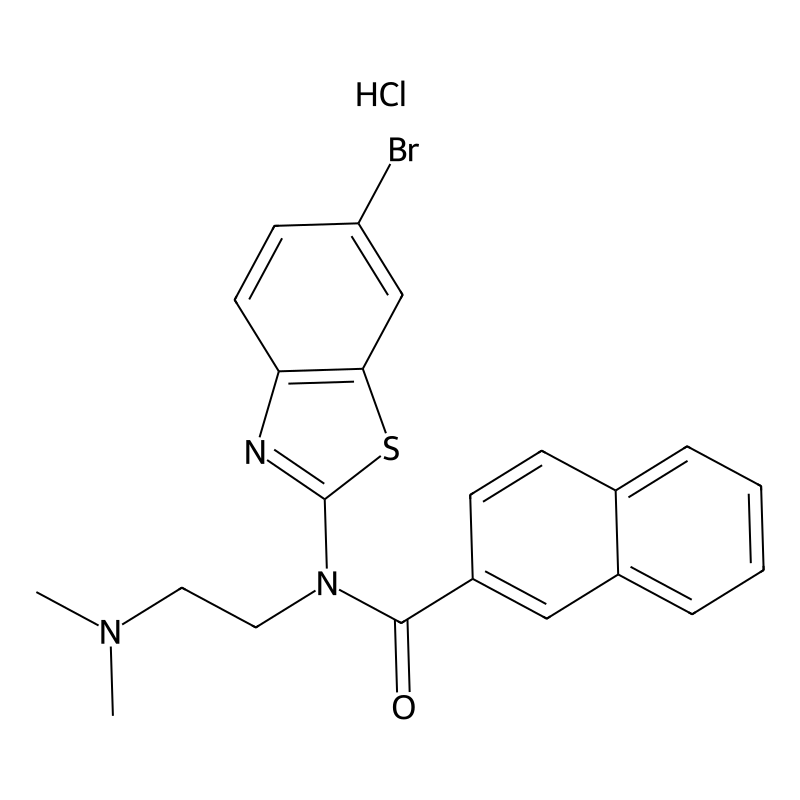 N-(6-bromo-1,3-benzothiazol-2-yl)-N-[2-(dimethylam...