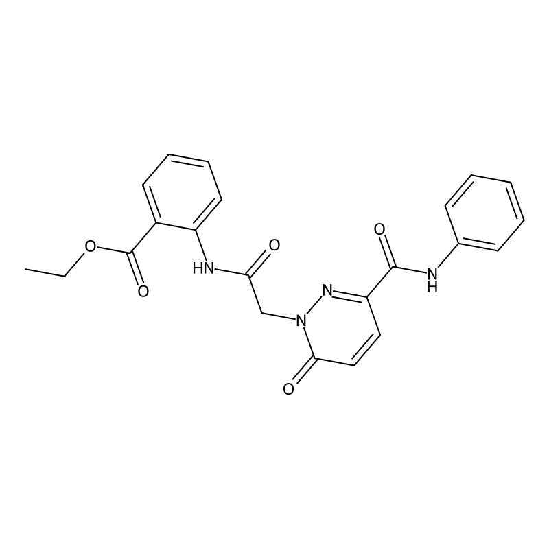 ethyl 2-{2-[6-oxo-3-(phenylcarbamoyl)-1,6-dihydrop...
