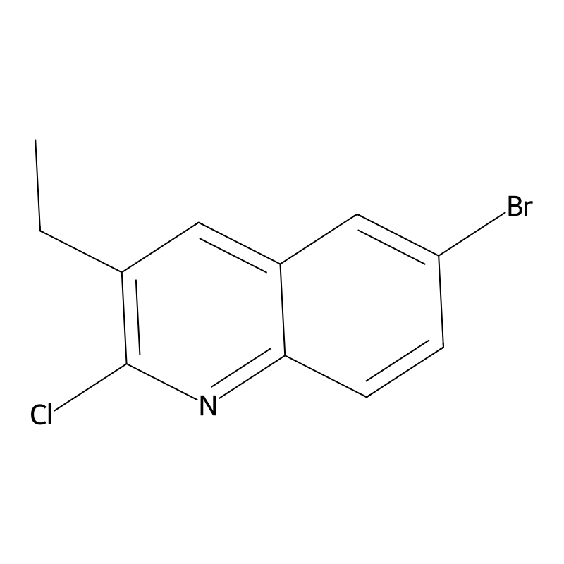 6-Bromo-2-chloro-3-ethylquinoline