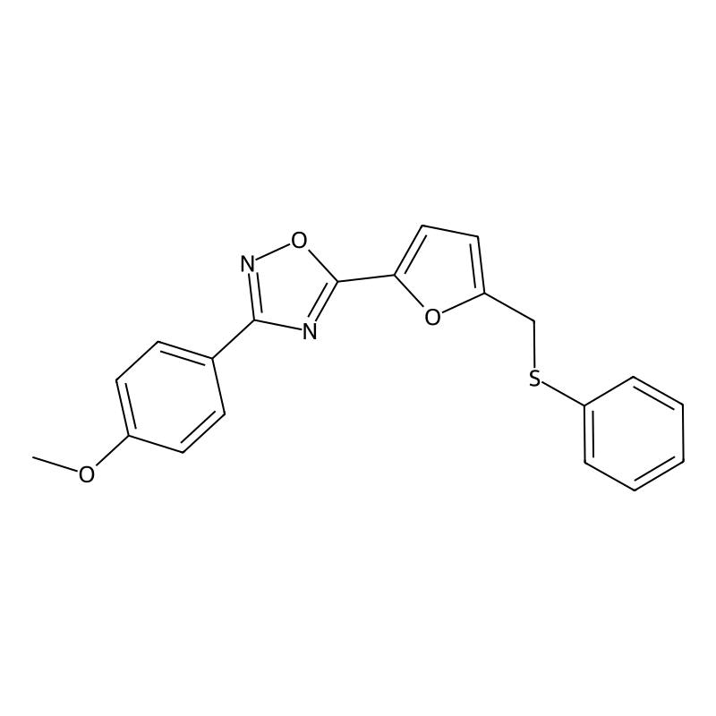 3-(4-methoxyphenyl)-5-{5-[(phenylsulfanyl)methyl]f...