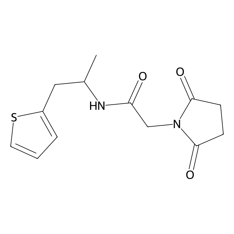2-(2,5-dioxopyrrolidin-1-yl)-N-[1-(thiophen-2-yl)p...