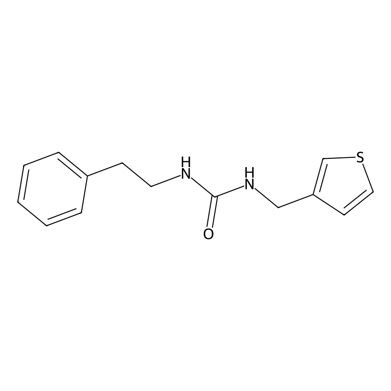 1-(2-phenylethyl)-3-[(thiophen-3-yl)methyl]urea