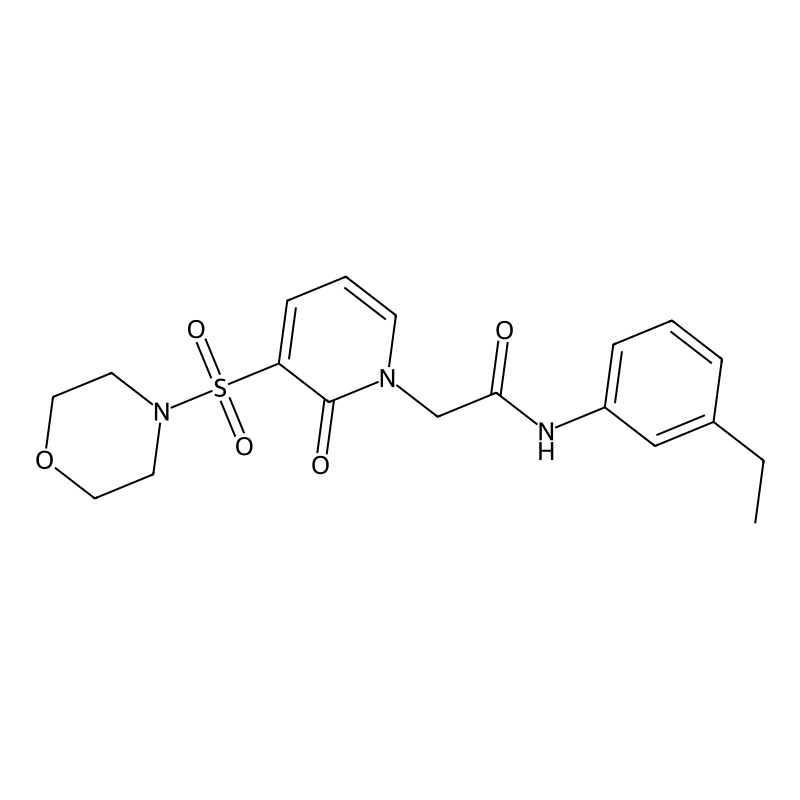 N-(3-ethylphenyl)-2-[3-(morpholine-4-sulfonyl)-2-o...