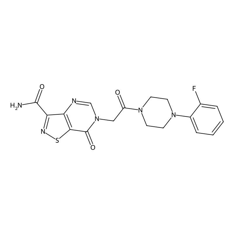 6-{2-[4-(2-fluorophenyl)piperazin-1-yl]-2-oxoethyl...