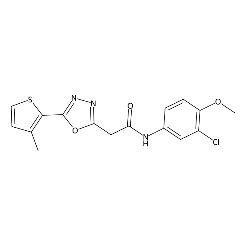 N-(3-chloro-4-methoxyphenyl)-2-[5-(3-methylthiophe...