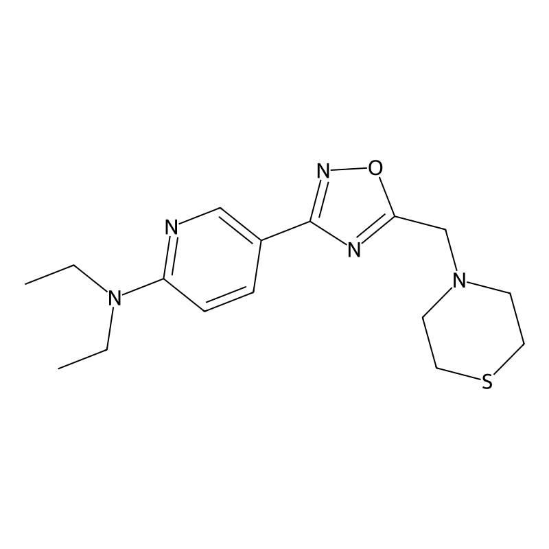 N,N-diethyl-5-{5-[(thiomorpholin-4-yl)methyl]-1,2,...