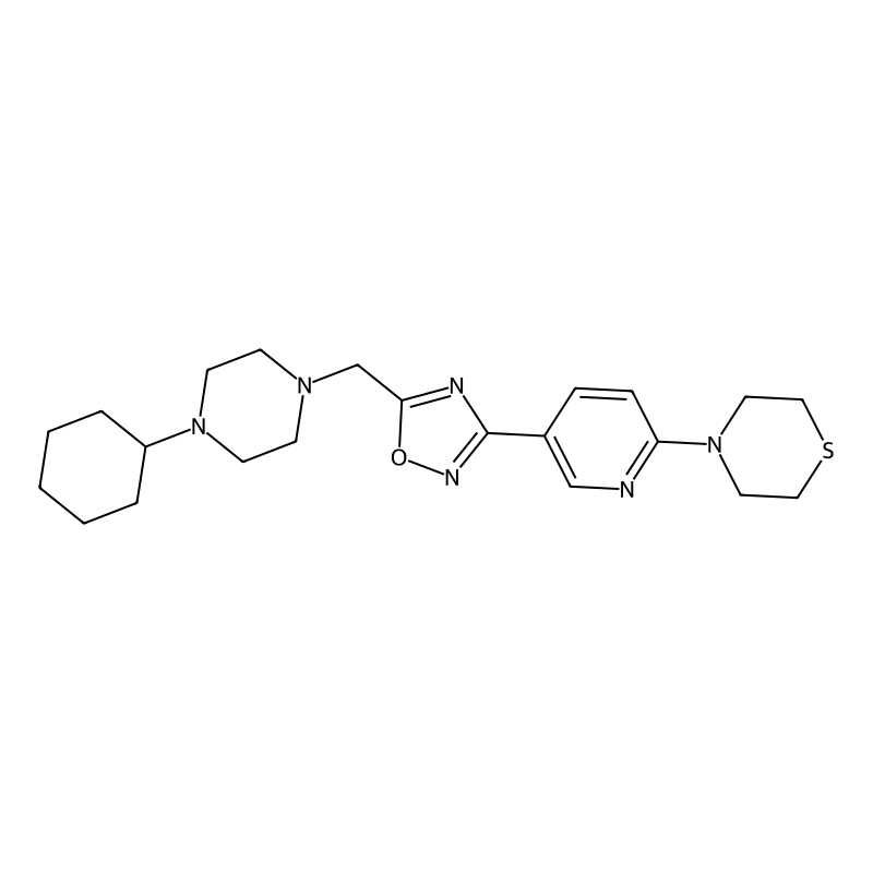 4-(5-{5-[(4-cyclohexylpiperazin-1-yl)methyl]-1,2,4...