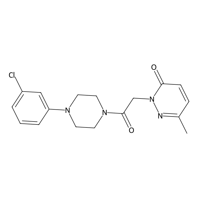 2-{2-[4-(3-chlorophenyl)piperazin-1-yl]-2-oxoethyl...