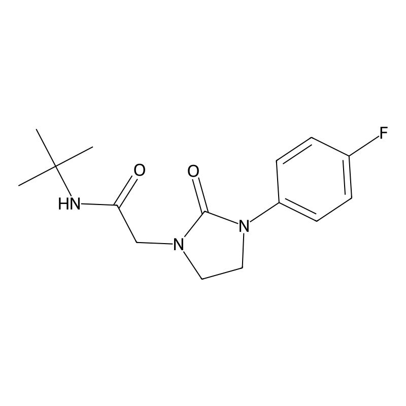 N-tert-butyl-2-[3-(4-fluorophenyl)-2-oxoimidazolid...