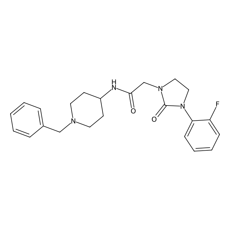 N-(1-benzylpiperidin-4-yl)-2-[3-(2-fluorophenyl)-2...
