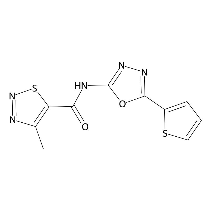 4-methyl-N-[5-(thiophen-2-yl)-1,3,4-oxadiazol-2-yl...