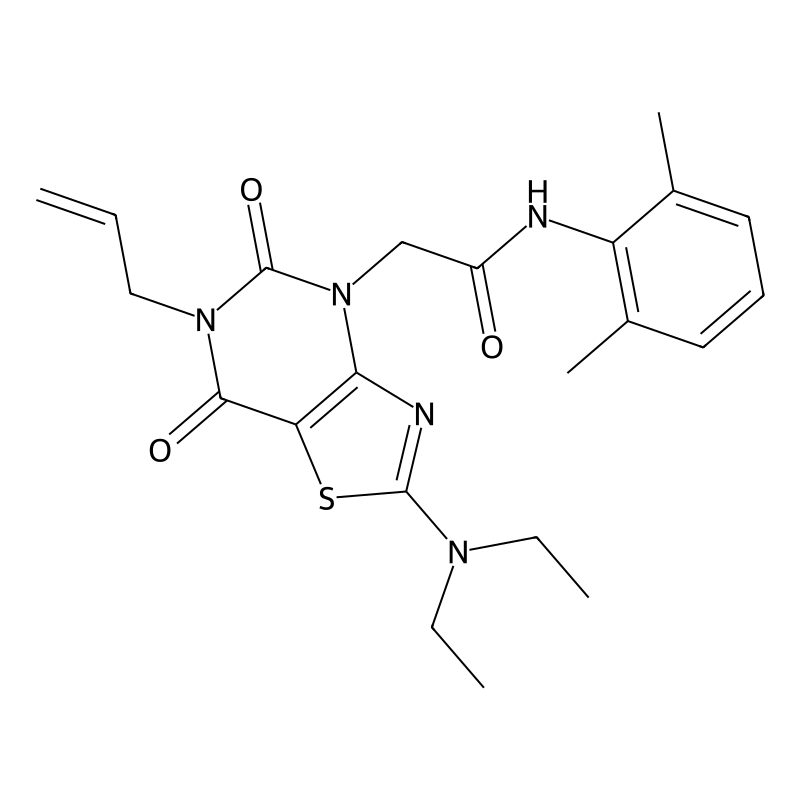2-[2-(diethylamino)-5,7-dioxo-6-(prop-2-en-1-yl)-4...