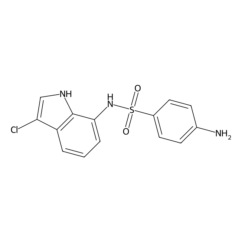 Benzenesulfonamide, 4-amino-N-(3-chloro-1H-indol-7...