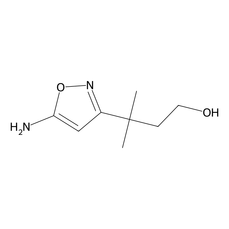 3-(5-amino-1,2-oxazol-3-yl)-3-methylbutan-1-ol