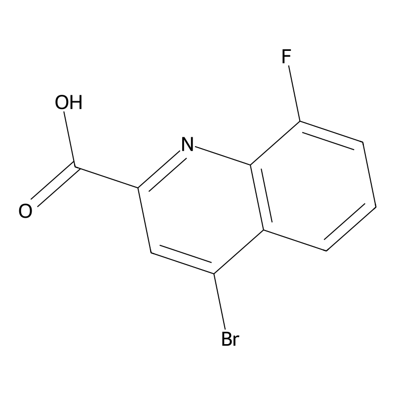 4-bromo-8-fluoroquinoline-2-carboxylic acid