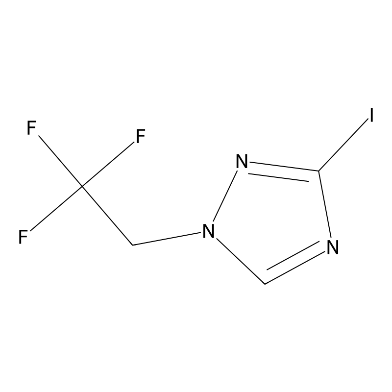 3-iodo-1-(2,2,2-trifluoroethyl)-1H-1,2,4-triazole