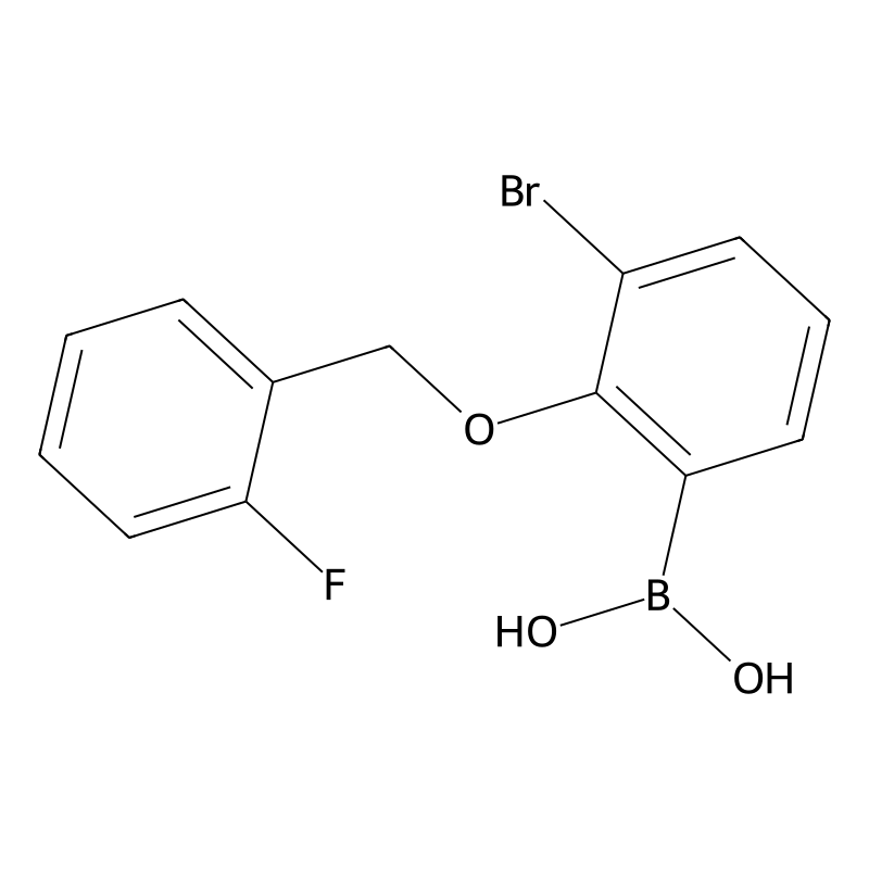 (3-Bromo-2-((2-fluorobenzyl)oxy)phenyl)boronic aci...