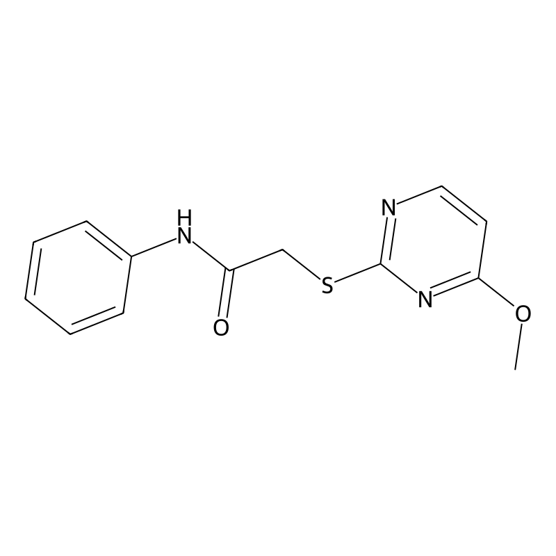 2-(4-methoxypyrimidin-2-yl)sulfanyl-N-phenylacetam...