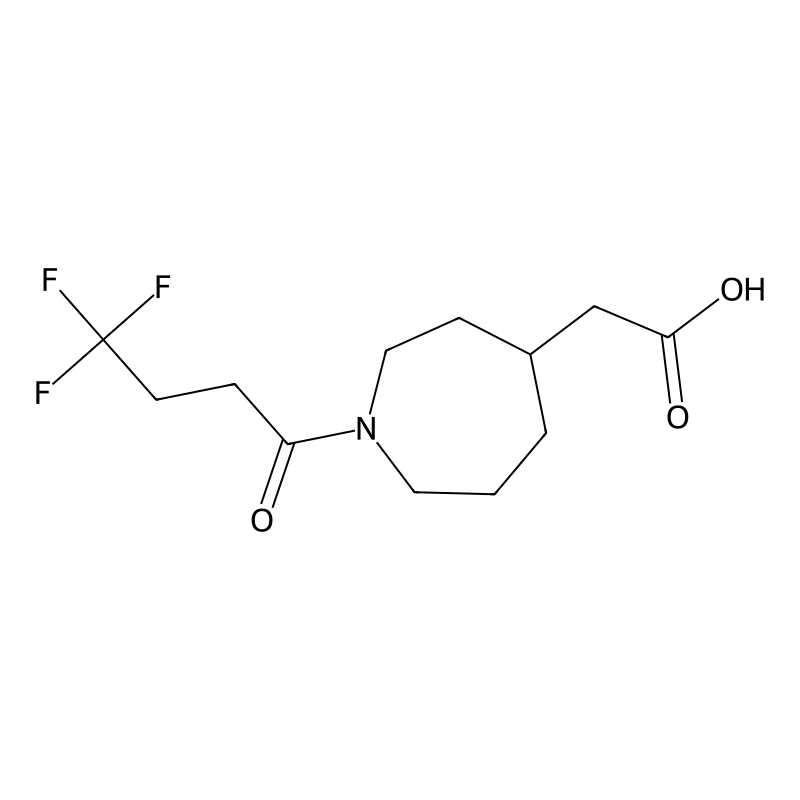 2-[1-(4,4,4-Trifluorobutanoyl)azepan-4-yl]acetic a...