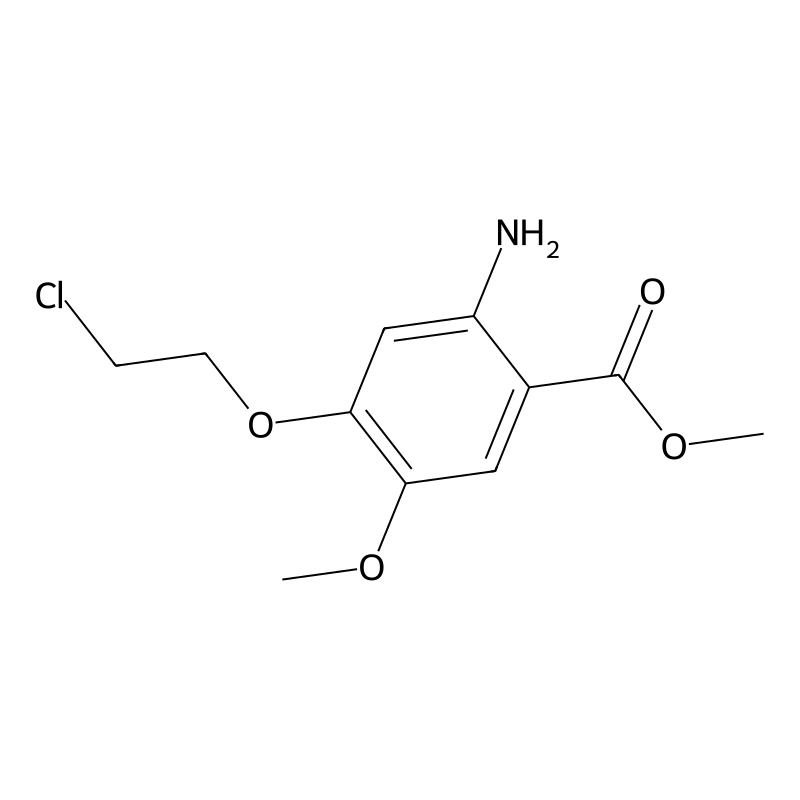2-Amino-4-(2-chloroethoxy)-5-methoxybenzoic acid m...