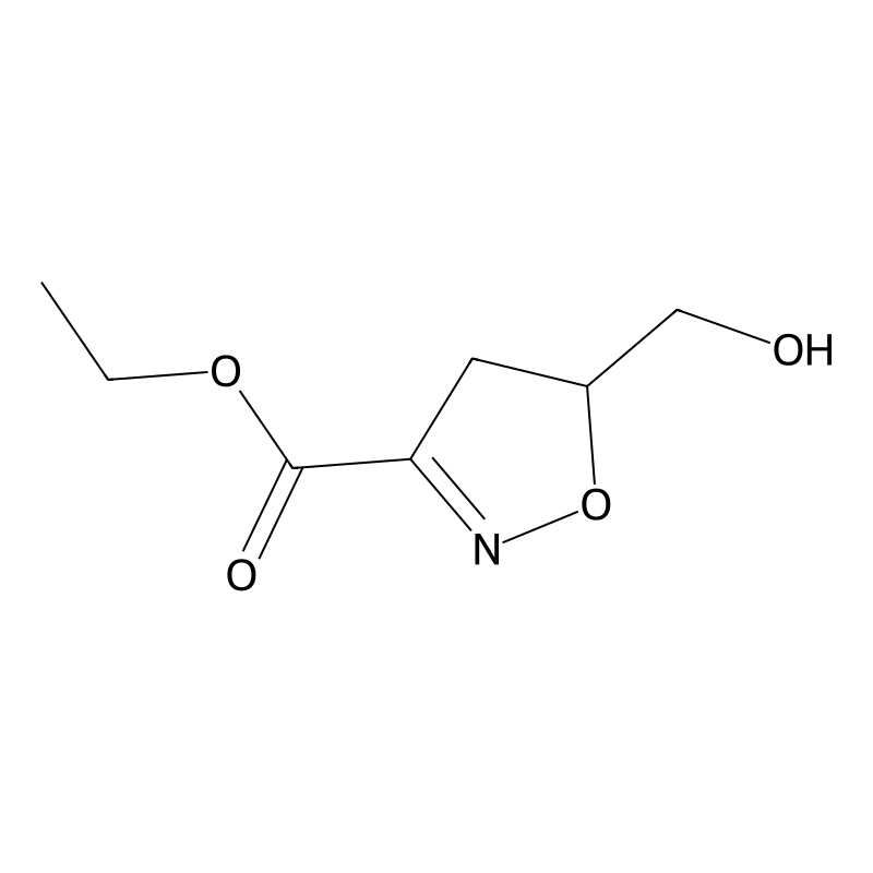 Ethyl 5-(hydroxymethyl)-4,5-dihydro-1,2-oxazole-3-...