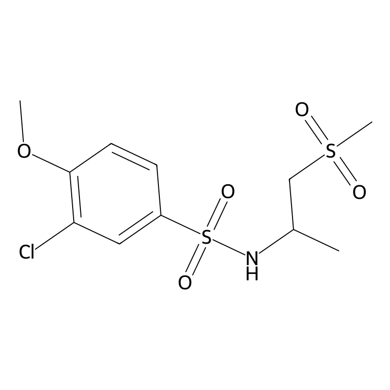 3-chloro-4-methoxy-N-(1-methylsulfonylpropan-2-yl)...