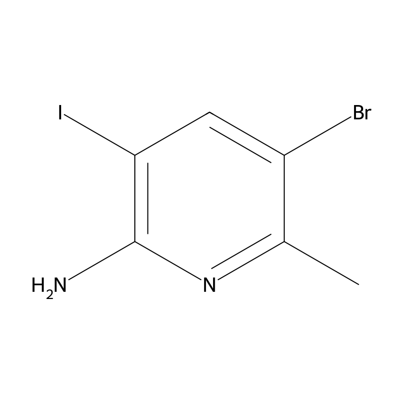 5-Bromo-3-iodo-6-methylpyridin-2-amine