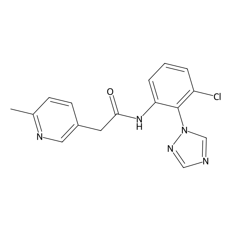 N-[3-chloro-2-(1,2,4-triazol-1-yl)phenyl]-2-(6-met...