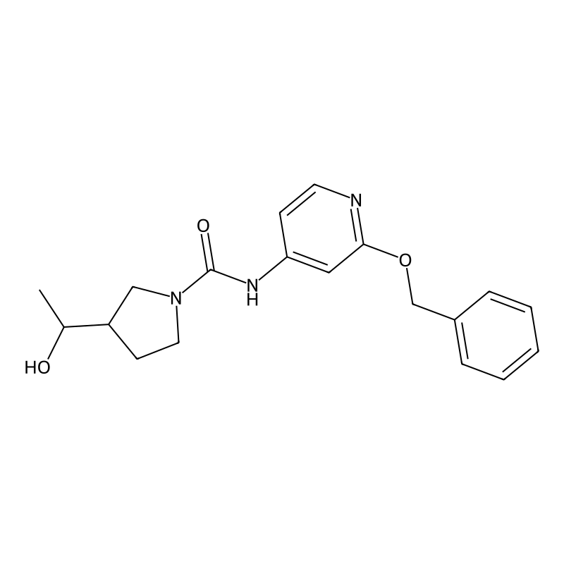 3-(1-hydroxyethyl)-N-(2-phenylmethoxypyridin-4-yl)...