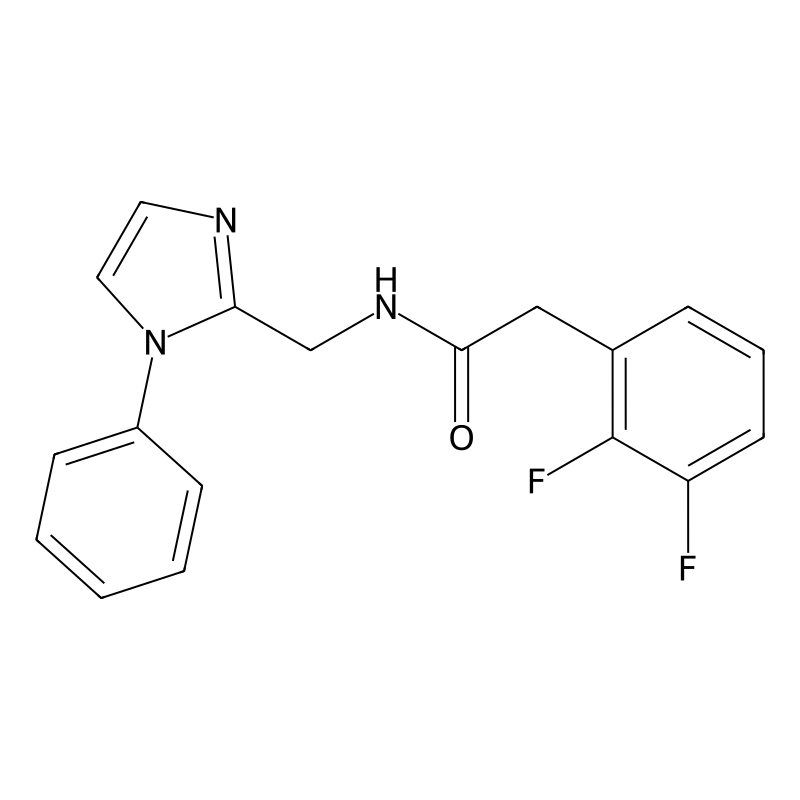 2-(2,3-difluorophenyl)-N-[(1-phenylimidazol-2-yl)m...