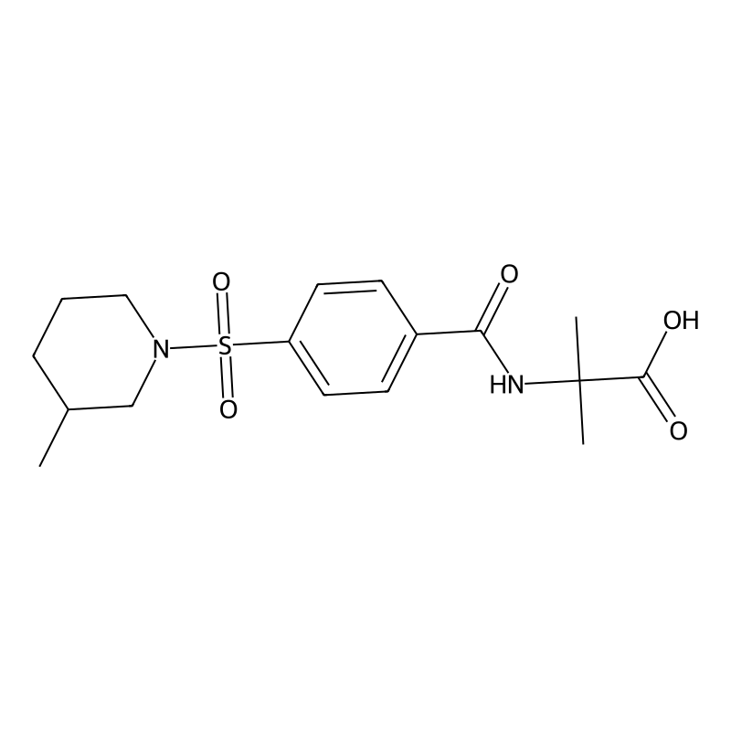 2-Methyl-2-[[4-(3-methylpiperidin-1-yl)sulfonylben...