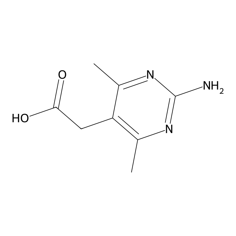 (2-Amino-4,6-dimethyl-5-pyrimidinyl)acetic acid