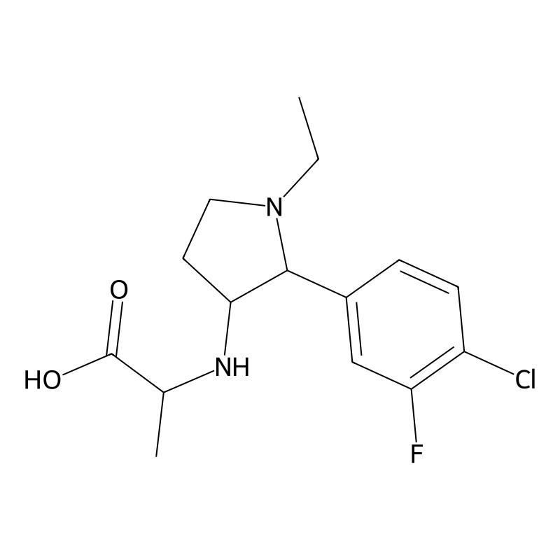 2-[[2-(4-Chloro-3-fluorophenyl)-1-ethylpyrrolidin-...